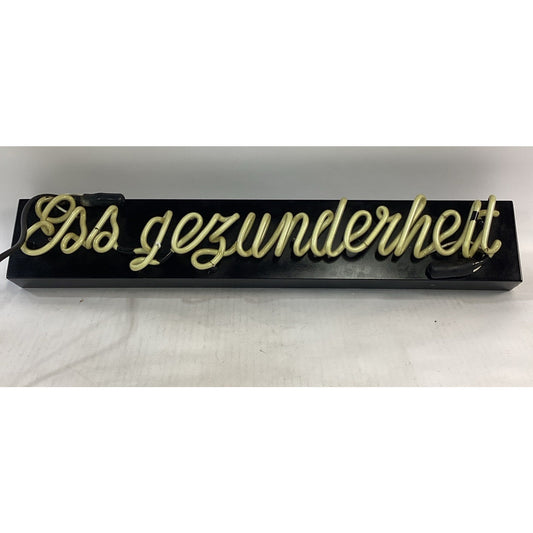 Das Gesundheit Light Up Neon Sign - Parts Or Repair - 26”L