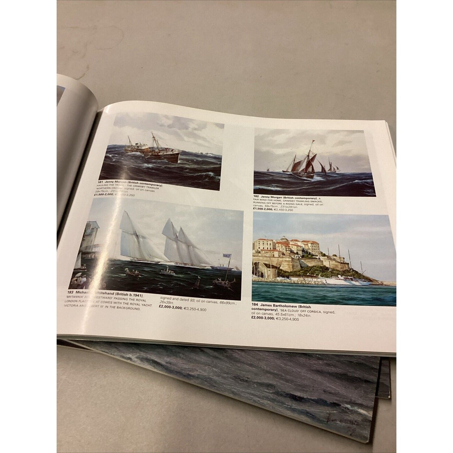 Lot Of 4 - Sotheby’s The Marine Sale & Marine Pics & Nautical Works Of Art Books