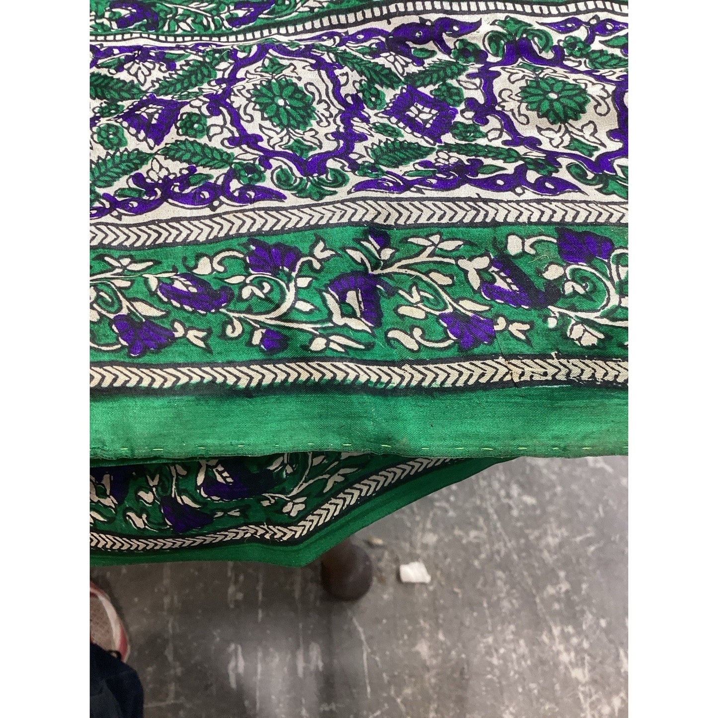 Vintage Silk Mandala Dupatta/Odhani Shawl - 200x45” - Pattern #10040