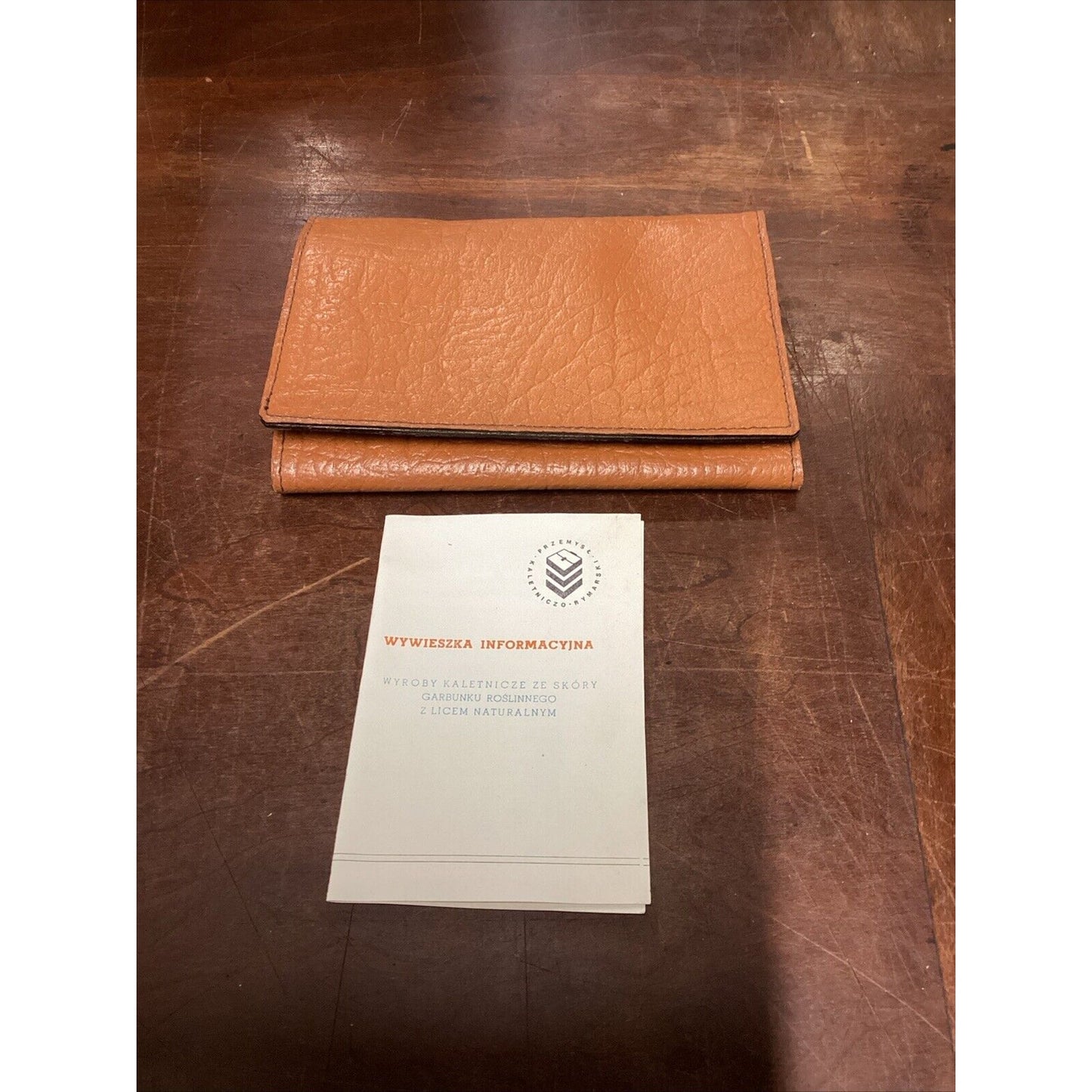 Vintage Kabel Bydgoszcz Brown Leather Wallet