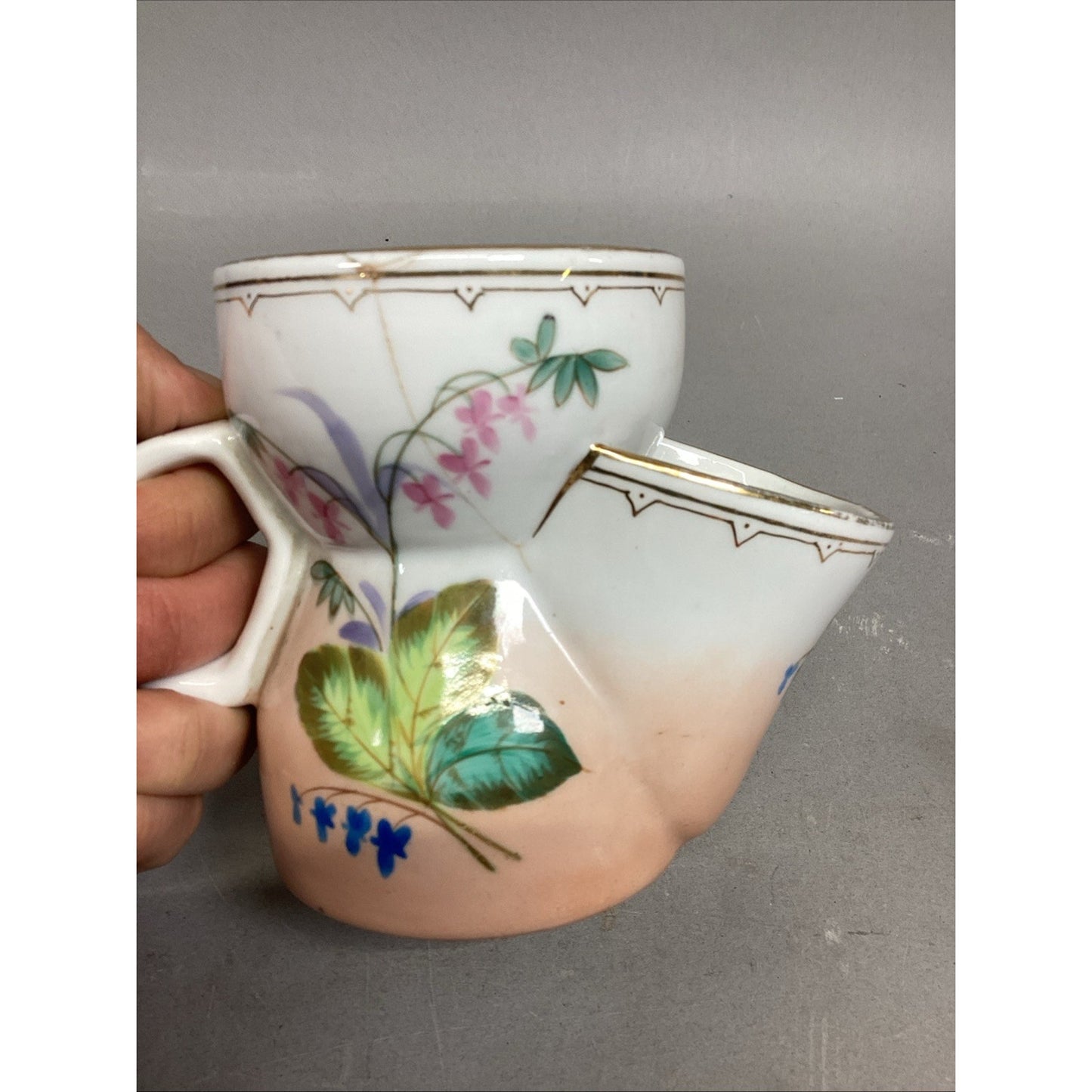Vintage Union Old Fashioned Luxury Shaving Mug Pat. Sept 20, 1870