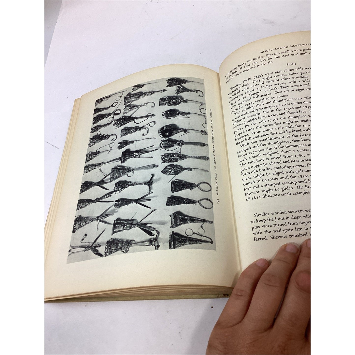 SMALL ANTIQUE SILVERWARE BY BERNARD HUGHES - ILLUSTRATED - 1957 - First Edition