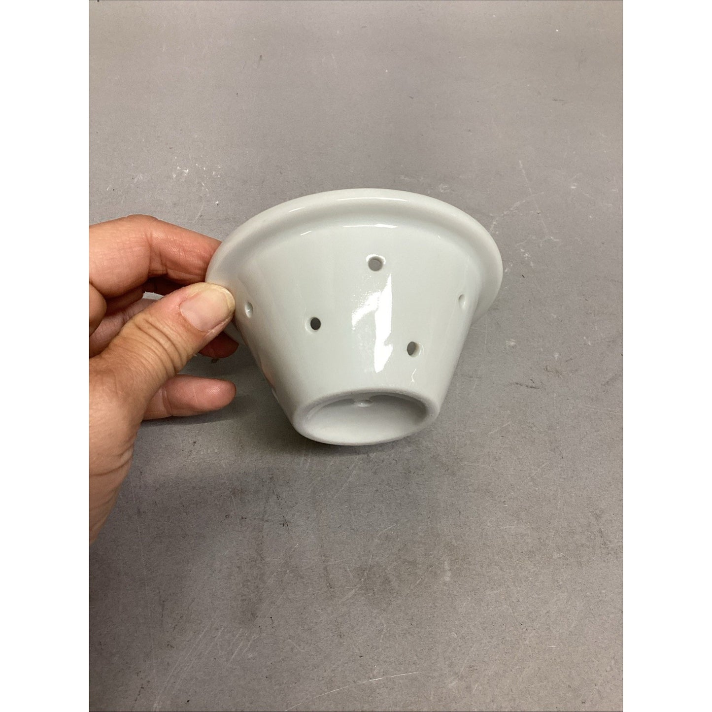 Vintage Porcelain Tea Colander For Loose Leaf Tea