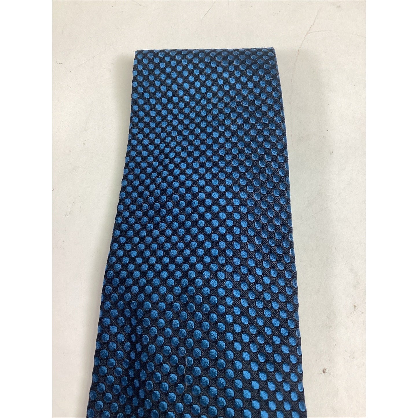 Banana Republic 100% Silk Men’s Blue Dot Tie - Made In Italy
