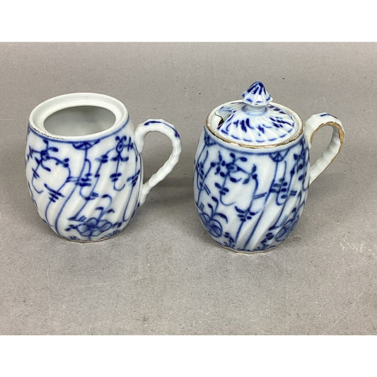 Antique Porcelain Mustard/Jam Cups - Made In Germany