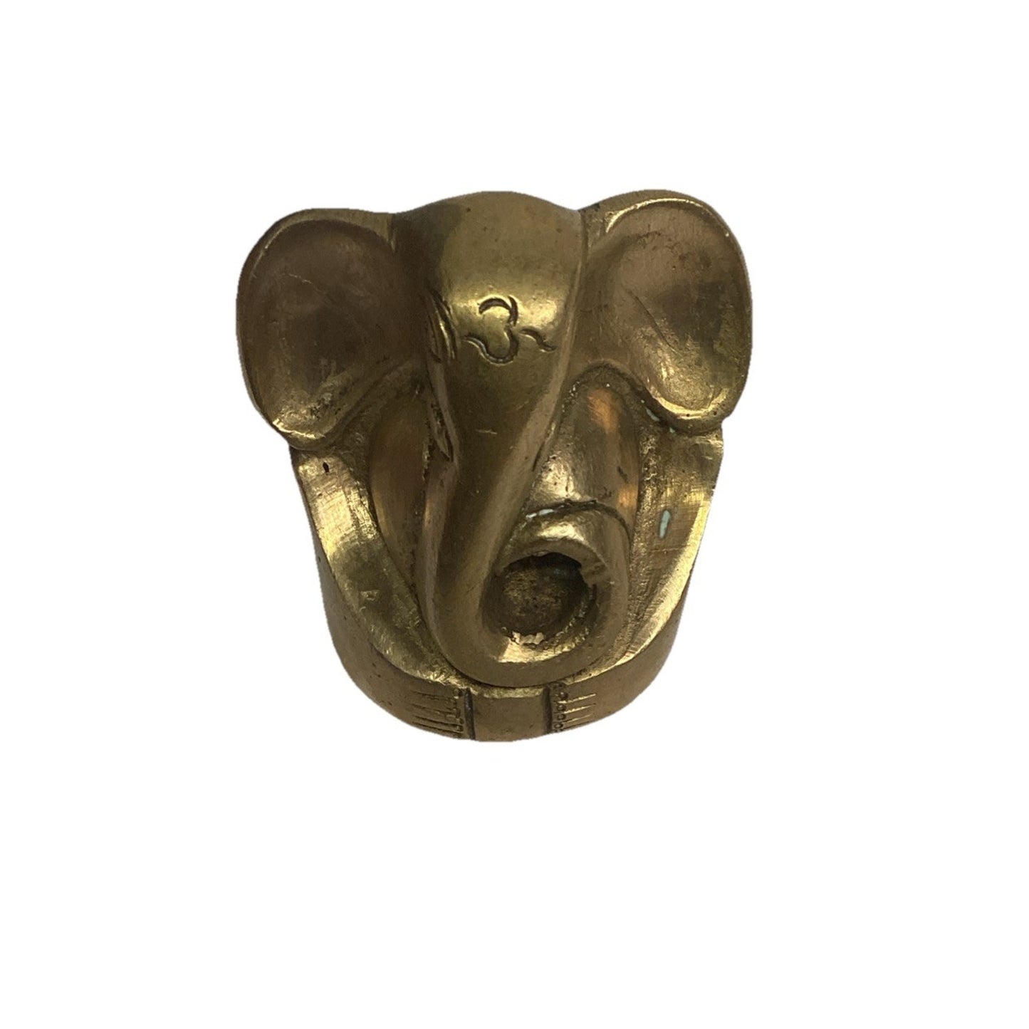Ganesh Brass Statue Of Good Luck Hinduism Elephant Figurine