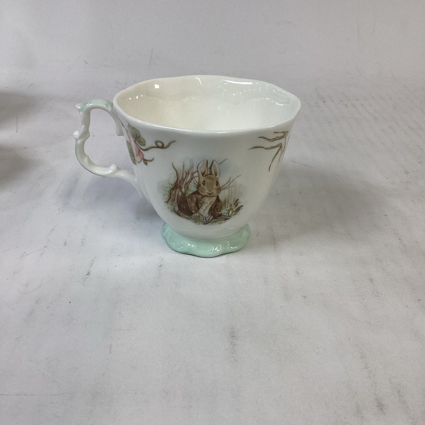 Royal Albert Peter Rabbit Cup Benjamin Bunny Beatrix Potter 1986 F.W.&Co England