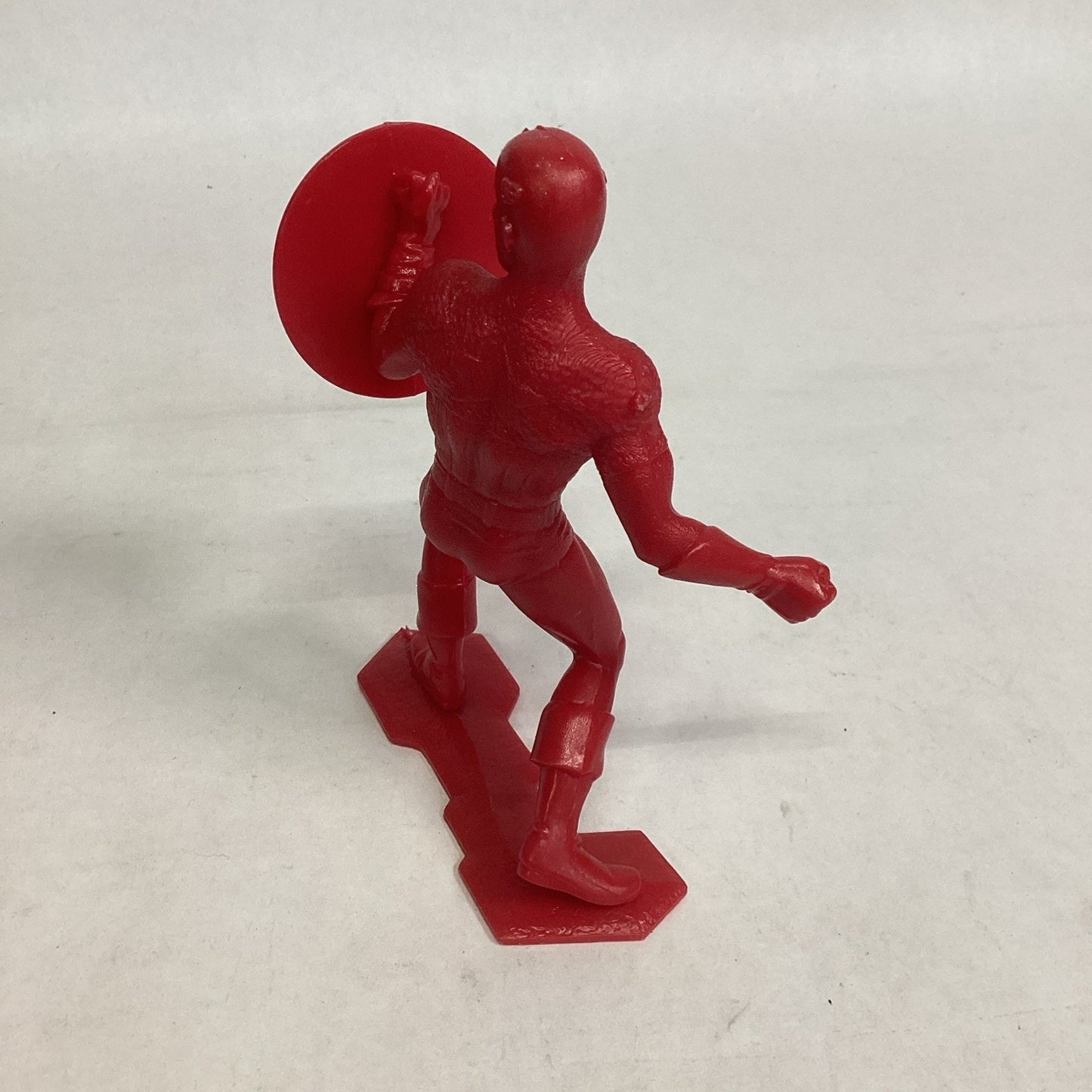 NOS CAPTAIN AMERICA Marvel MARX Red Super Heroes Figure 1967 VINTAGE