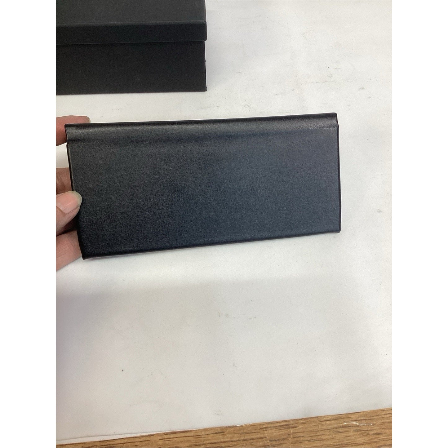 Christian Dior Black Folding Sunglasses Magnetic Eyeglasses Case With Card & Box