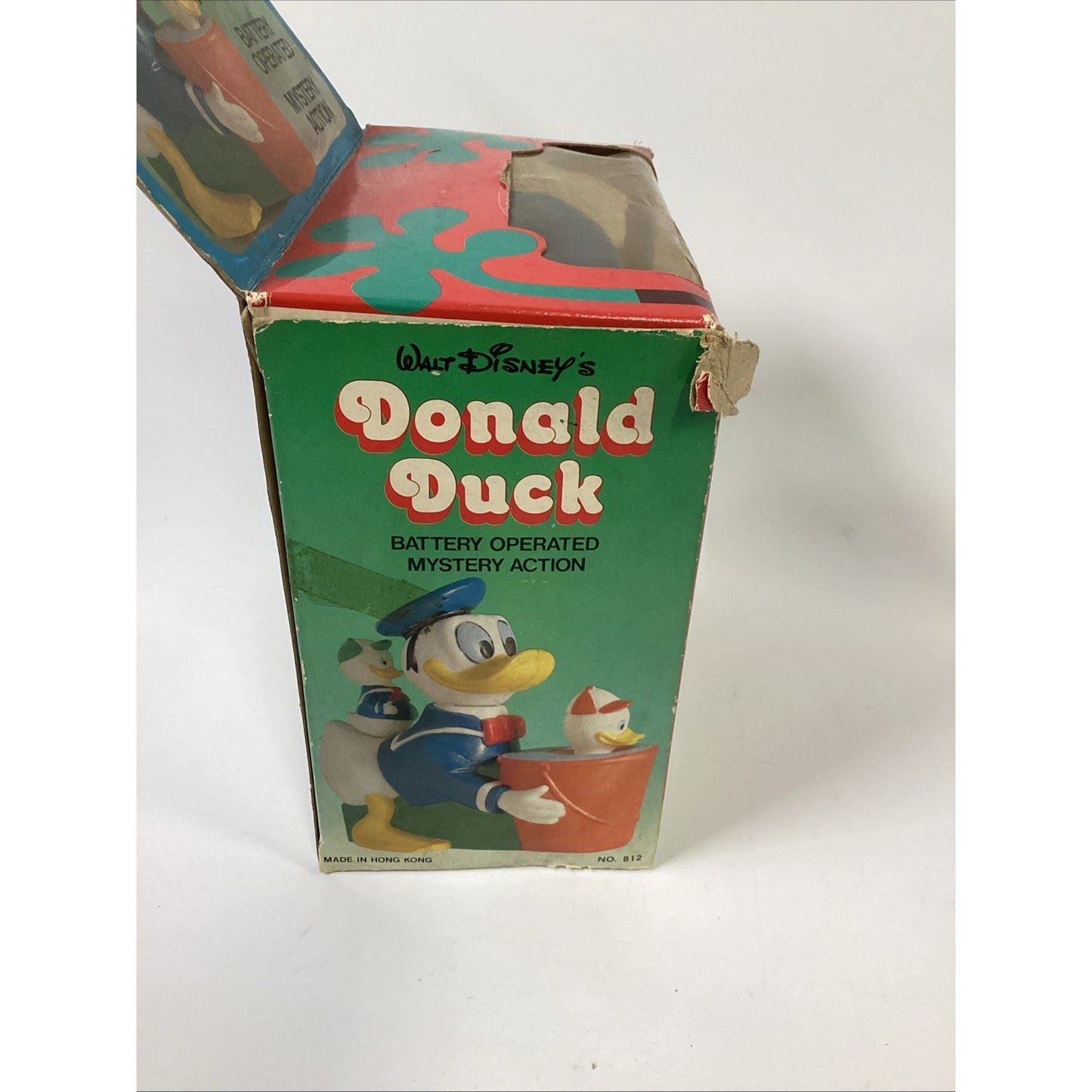 Lot Of 2 Vintage NOS 1970’s Disney Toys W/ Mystery Action - Mickey & Donald Duck