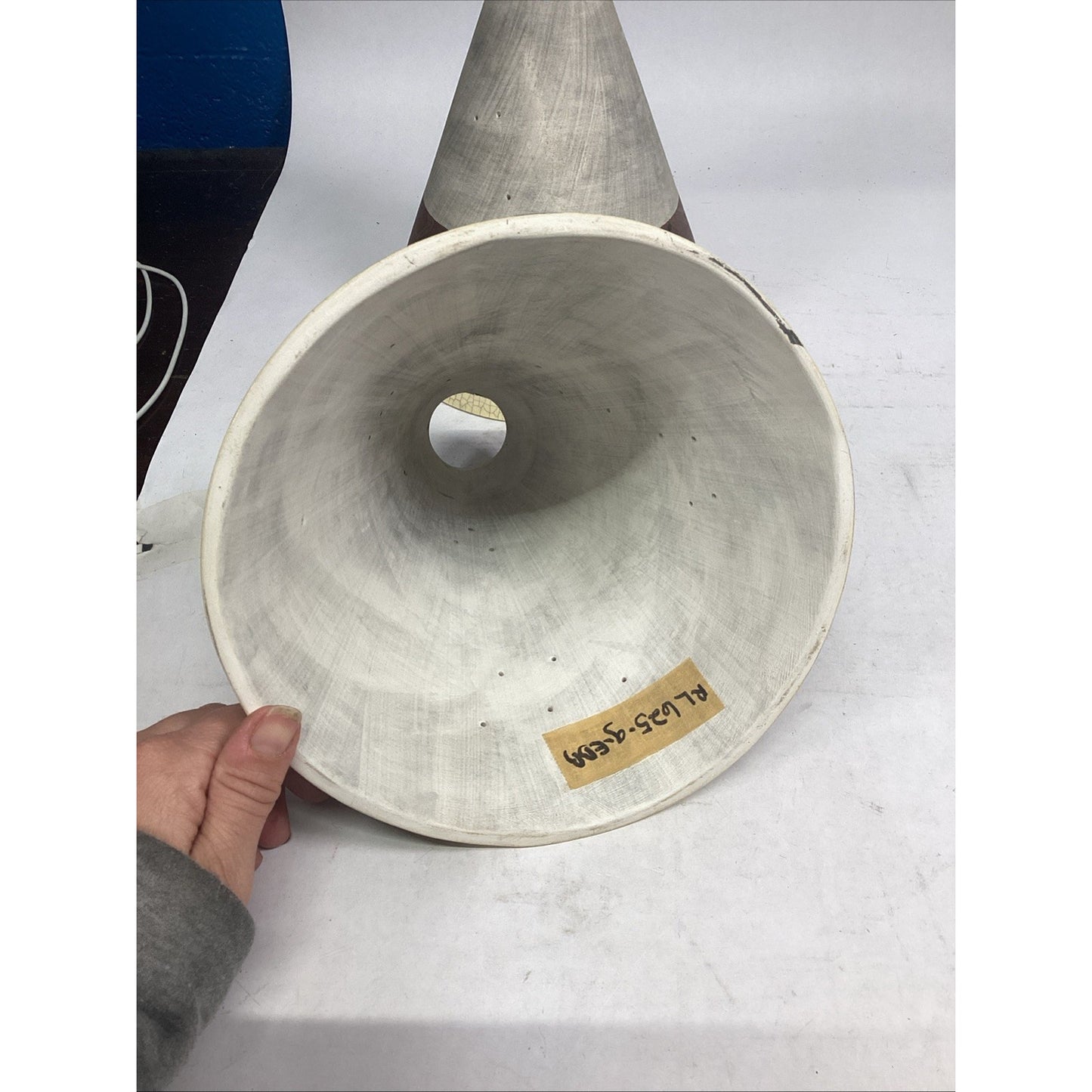 Set of 2 Studio Art Pottery Lamp Shades - 7.75”Hx8”D