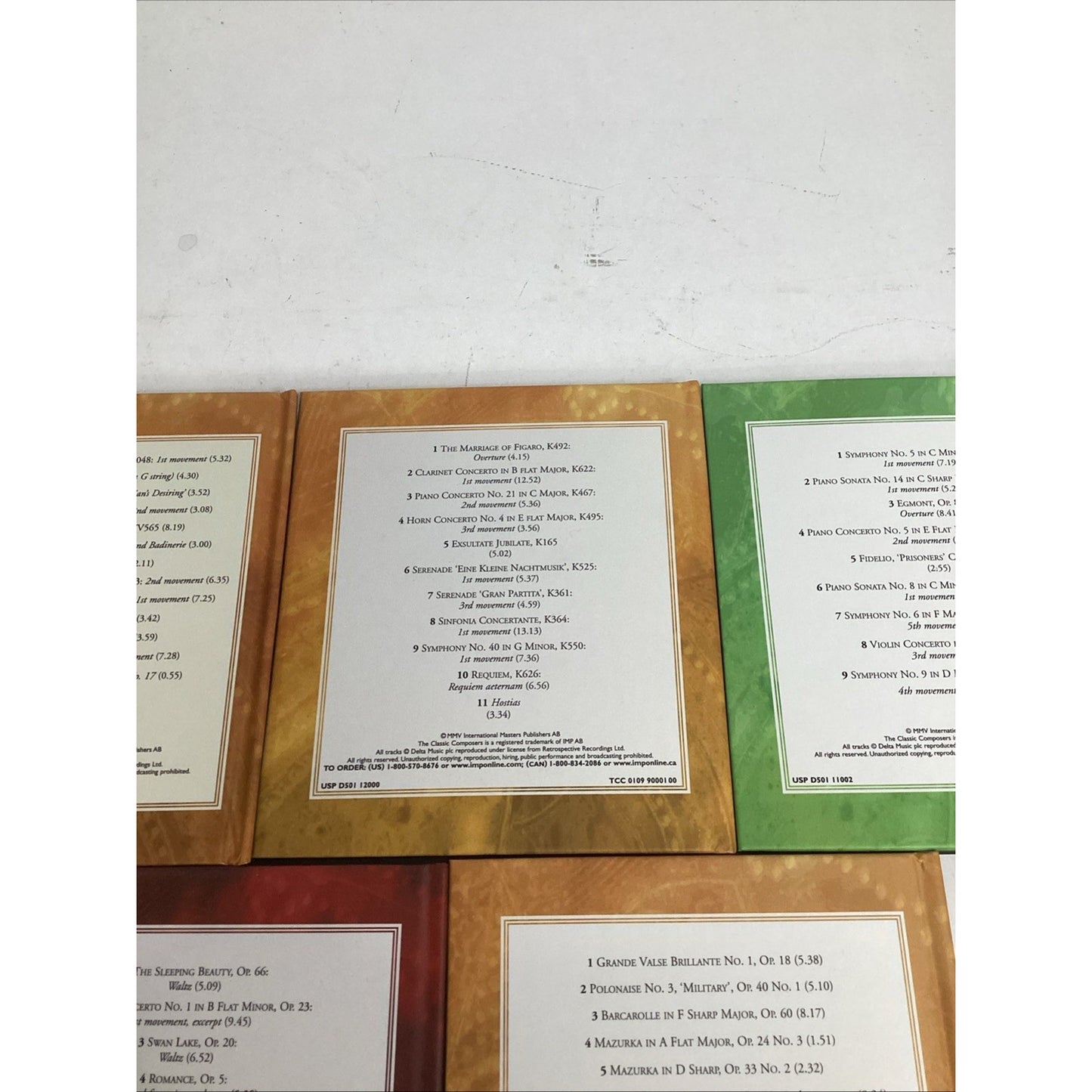 Classic Composers CDs - Bach, Mozart, Beethoven, Tchaikovsky & Chopin
