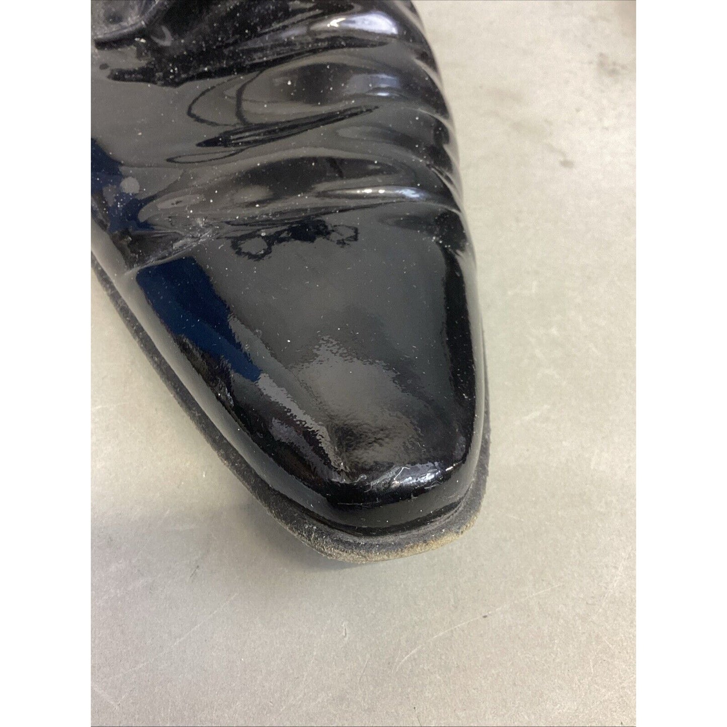 Dsquared2 Men’s Black Glossy Dress Shoes - Size 43 - Made In Italy