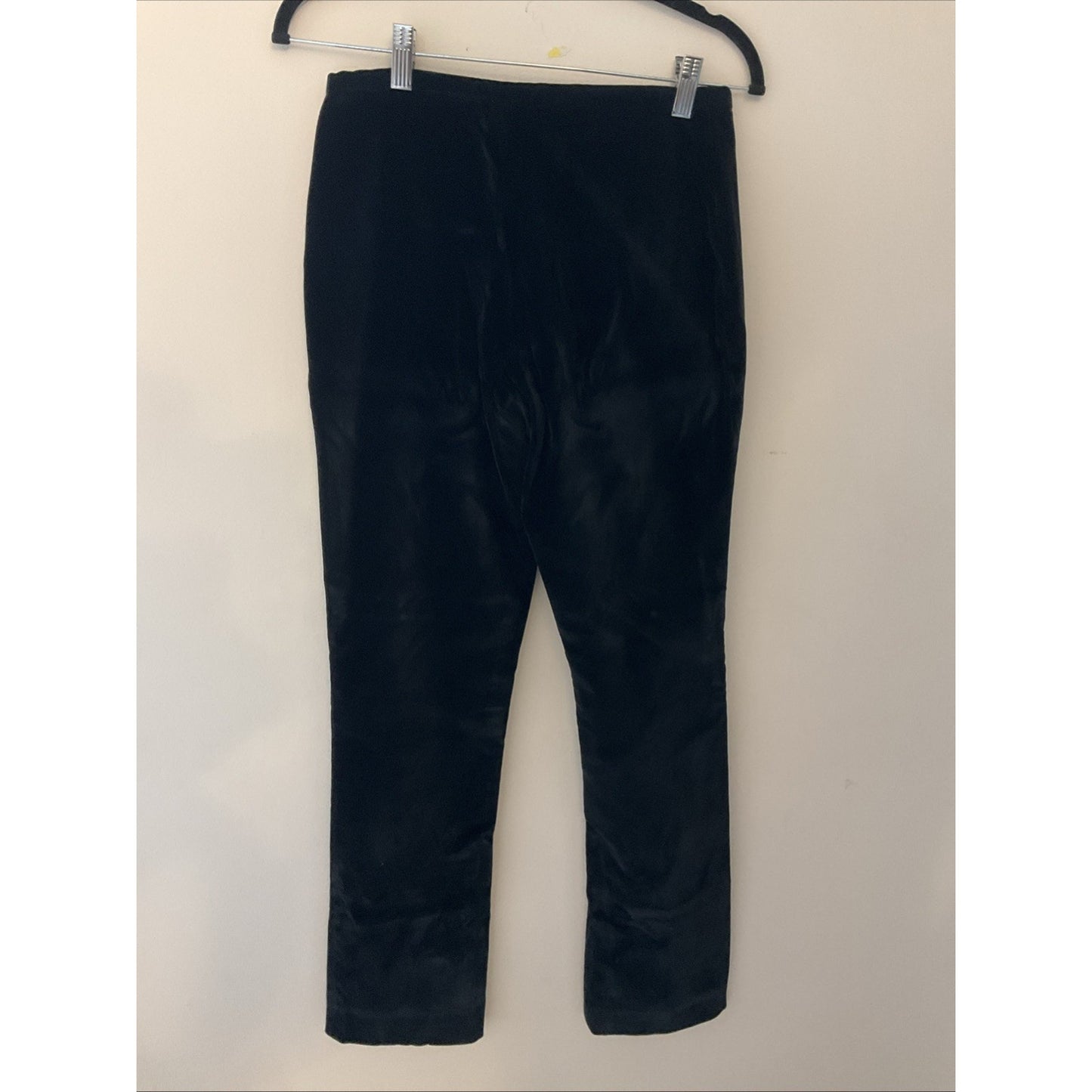 JOSEPH M London Made In France Black velour Pants