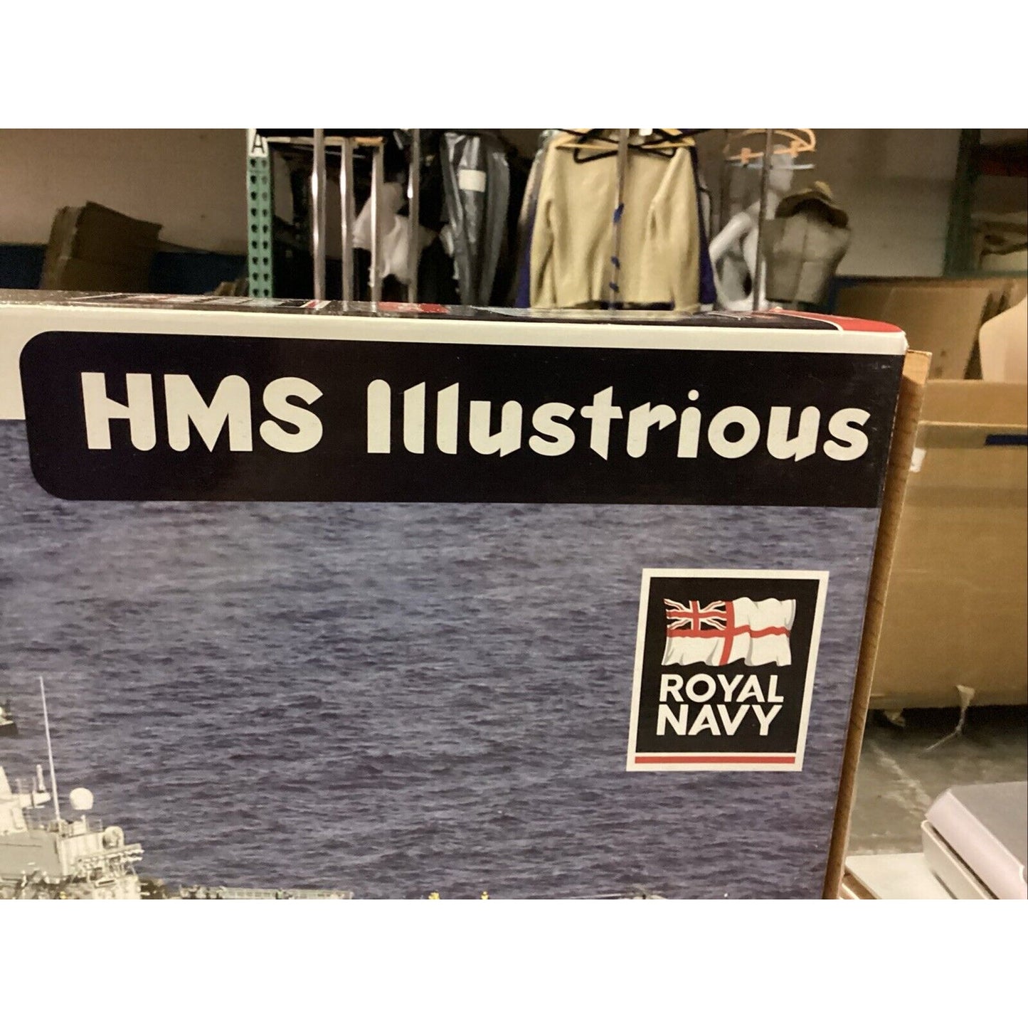 Airfix A14201 - HMS Illustrious - 1:350 Plastic Model Kit Ship - Open Box/Sealed