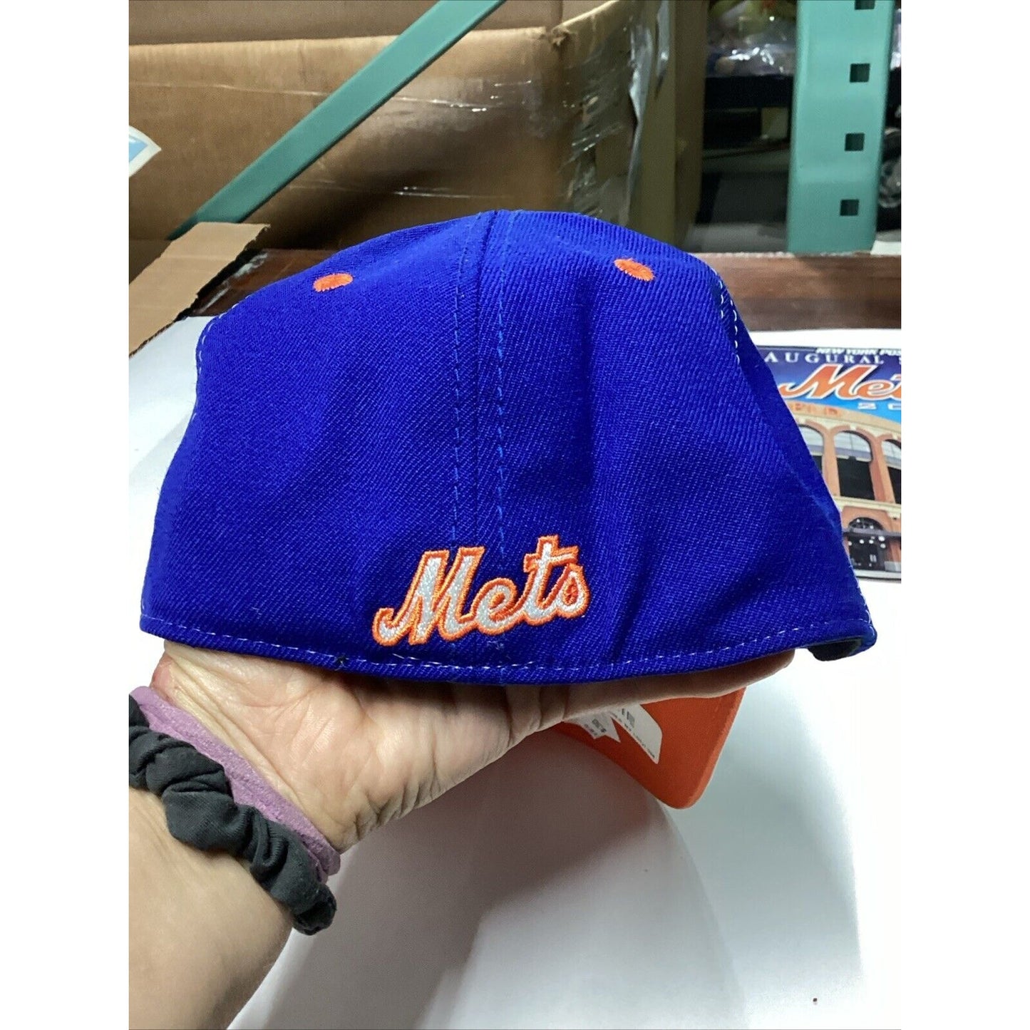 Mets Shea Stadium 1964-2008 Ball Cap W/ 3 Signatures - & 2 Catalogs