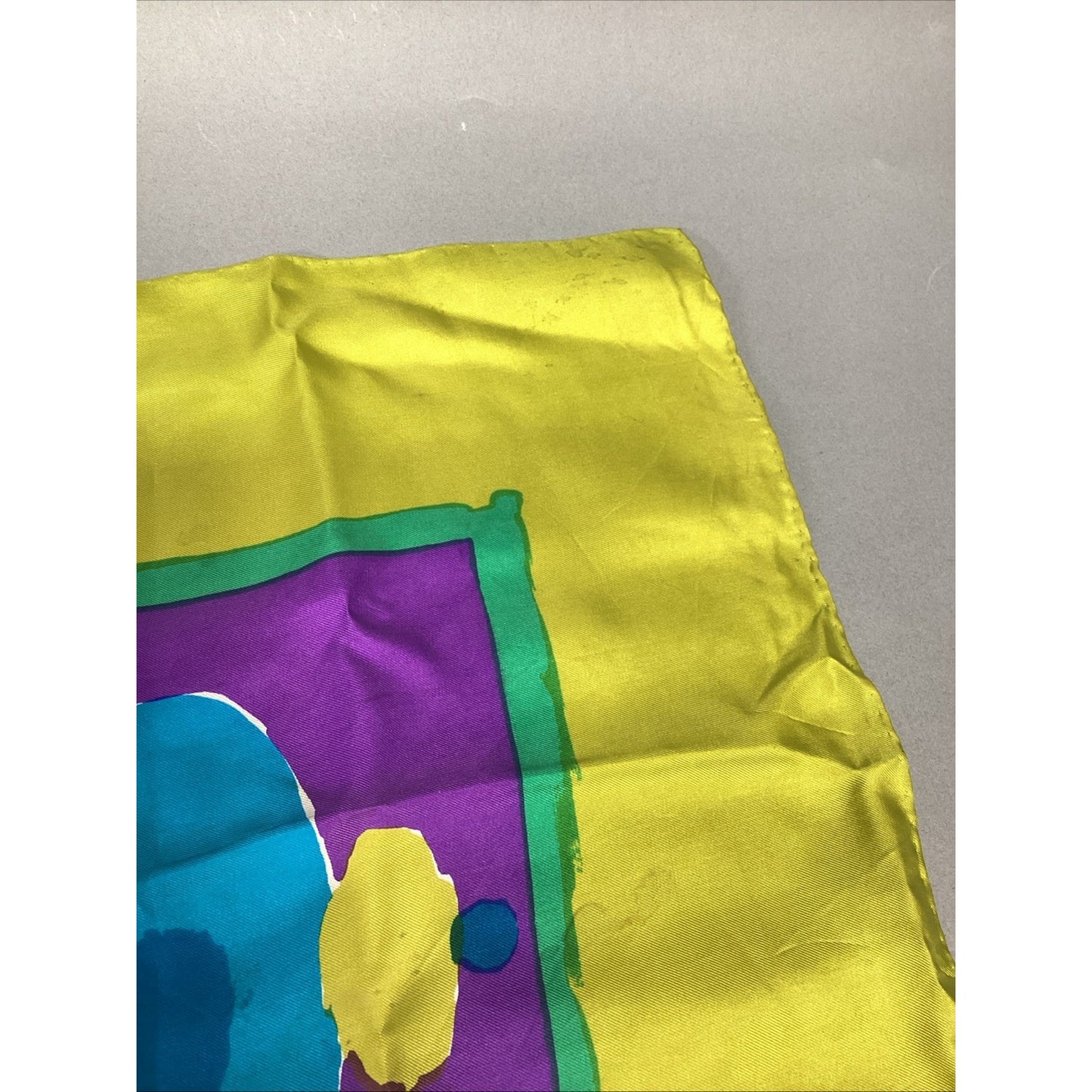 Florio 100% Silk Multicolored Silk Scarf - 30x30”