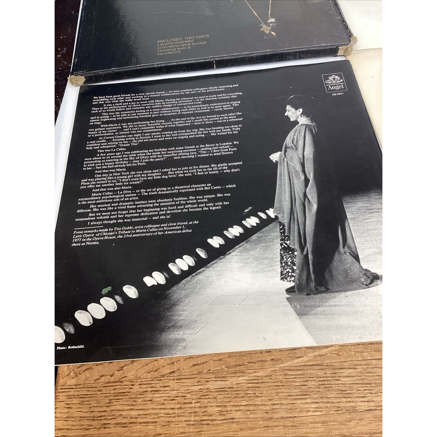 La Divina MARIA CALLAS Greatest Recordings 1953 -64 Double LP