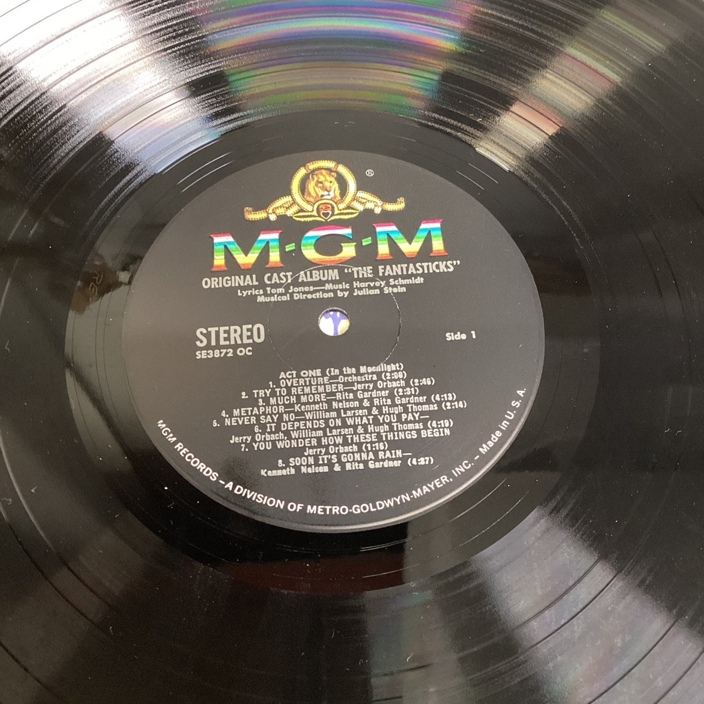Lore Noto The Fantasticks Stereo Vinyl Record