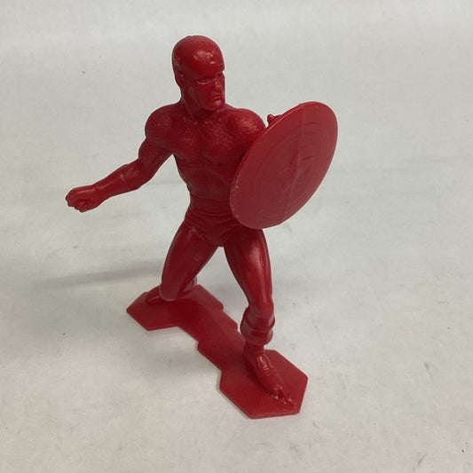 NOS CAPTAIN AMERICA Marvel MARX Red Super Heroes Figure 1967 VINTAGE