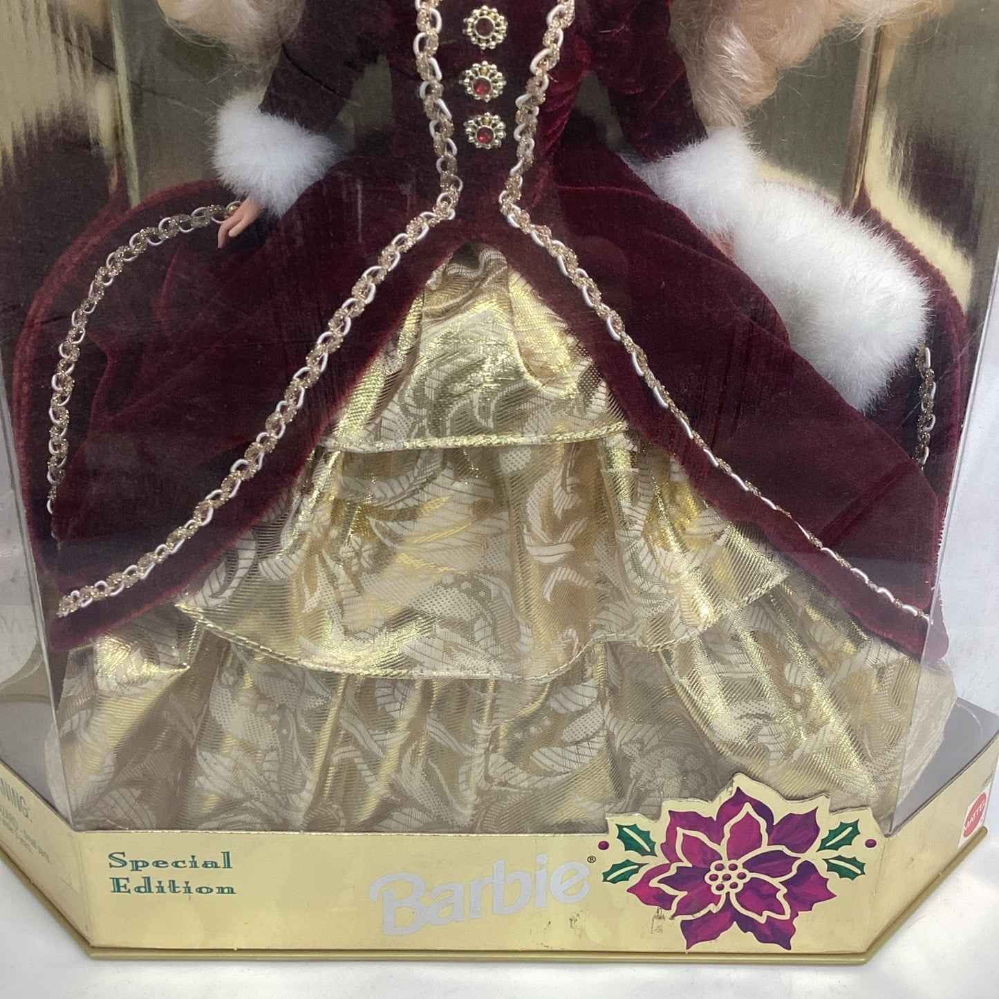 Set Of 2 Vintage 1996 HAPPY HOLIDAYS BARBIE Special Edition Doll New #15646