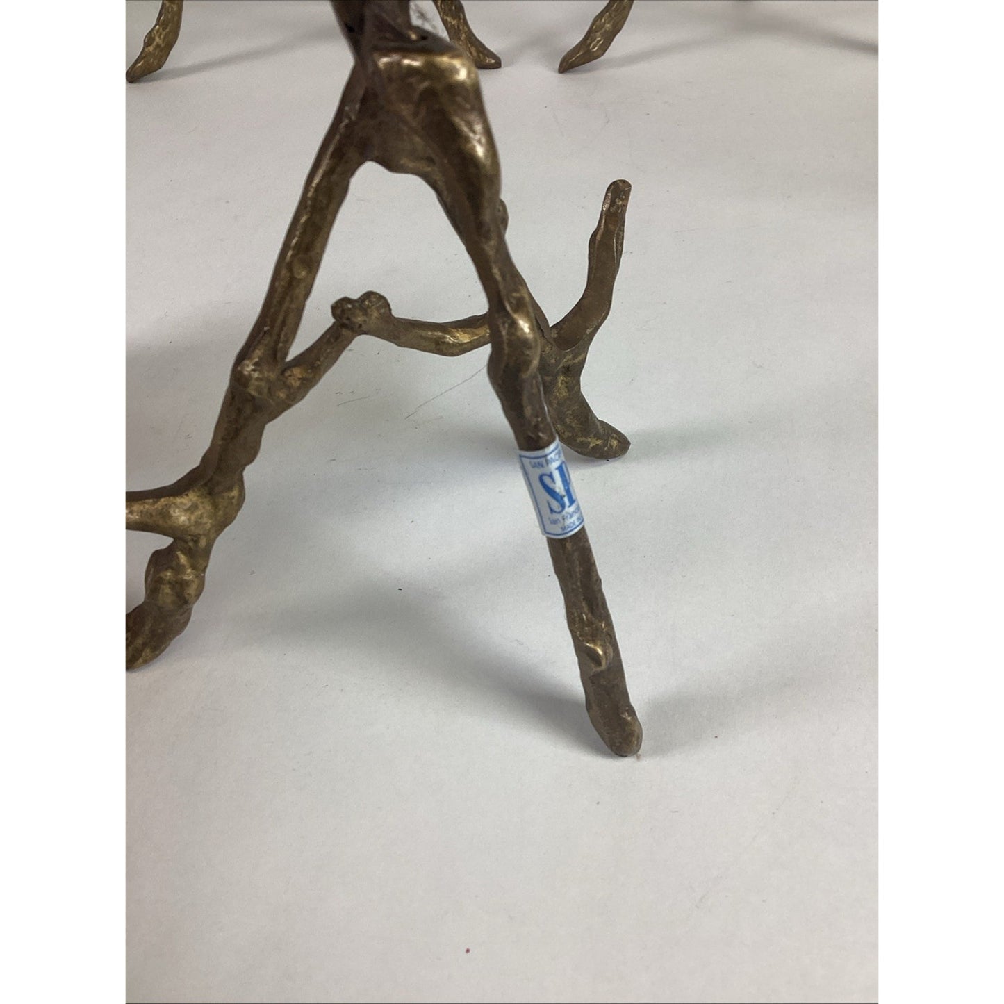 4 San Pacific Intl SPI Metal Gold Plate Pic Holder with Branches/Woodland Theme