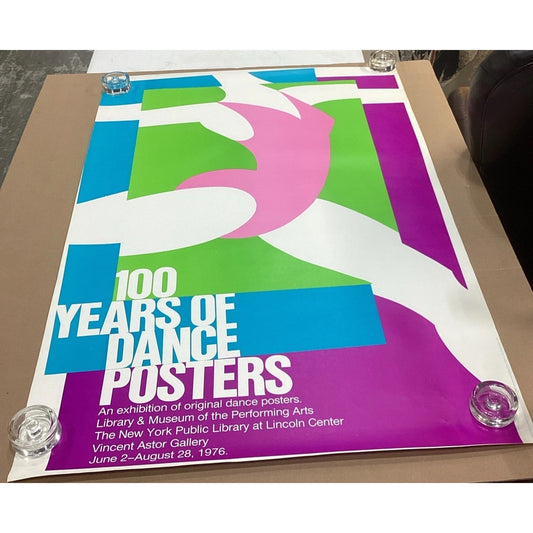 100 Years Of Dance Poster - 1976 - 45.25x29.75”