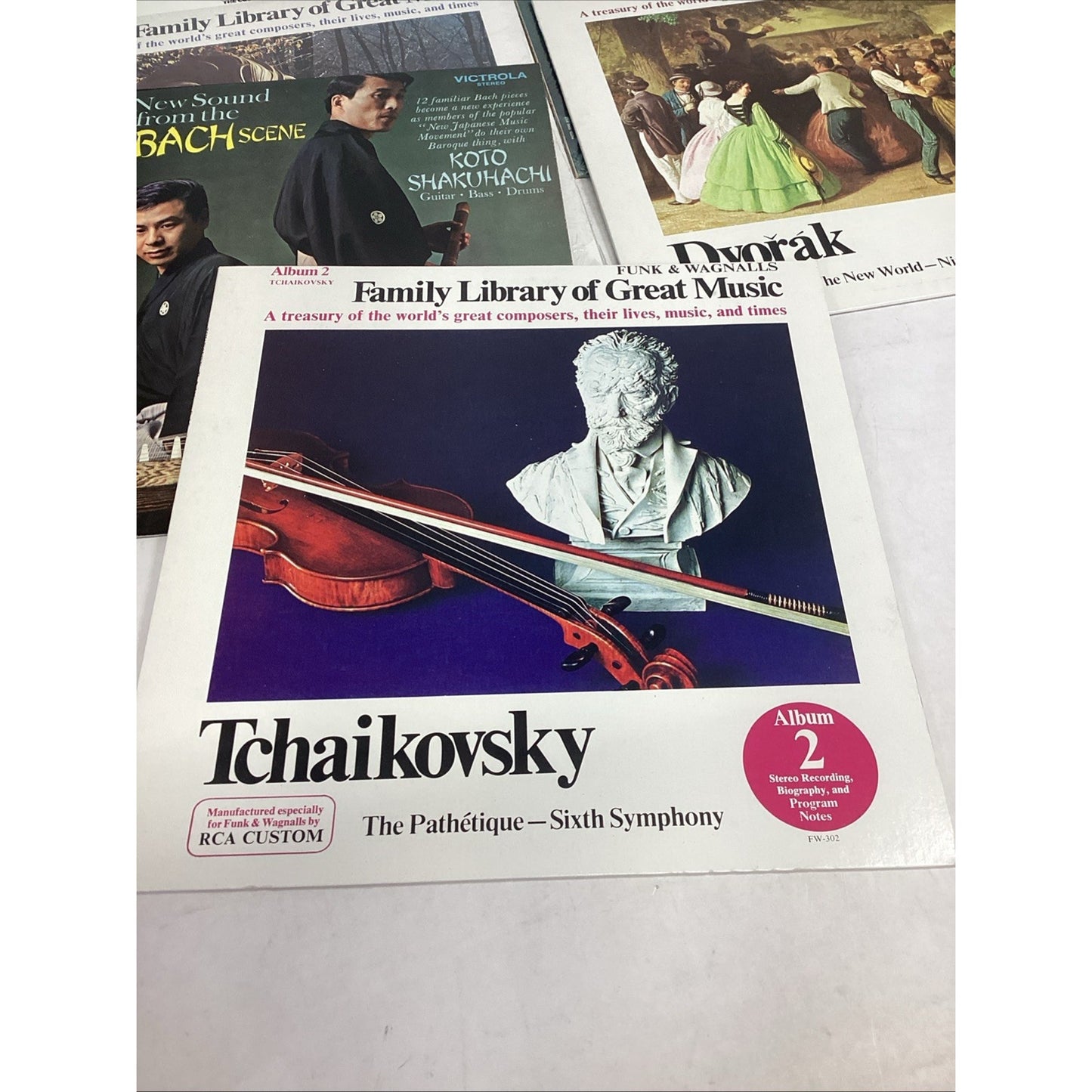 13 Vinyl Records - Tchaikovsky, Bach, Gershwin, Stan Kenton, Tommy Dorsey