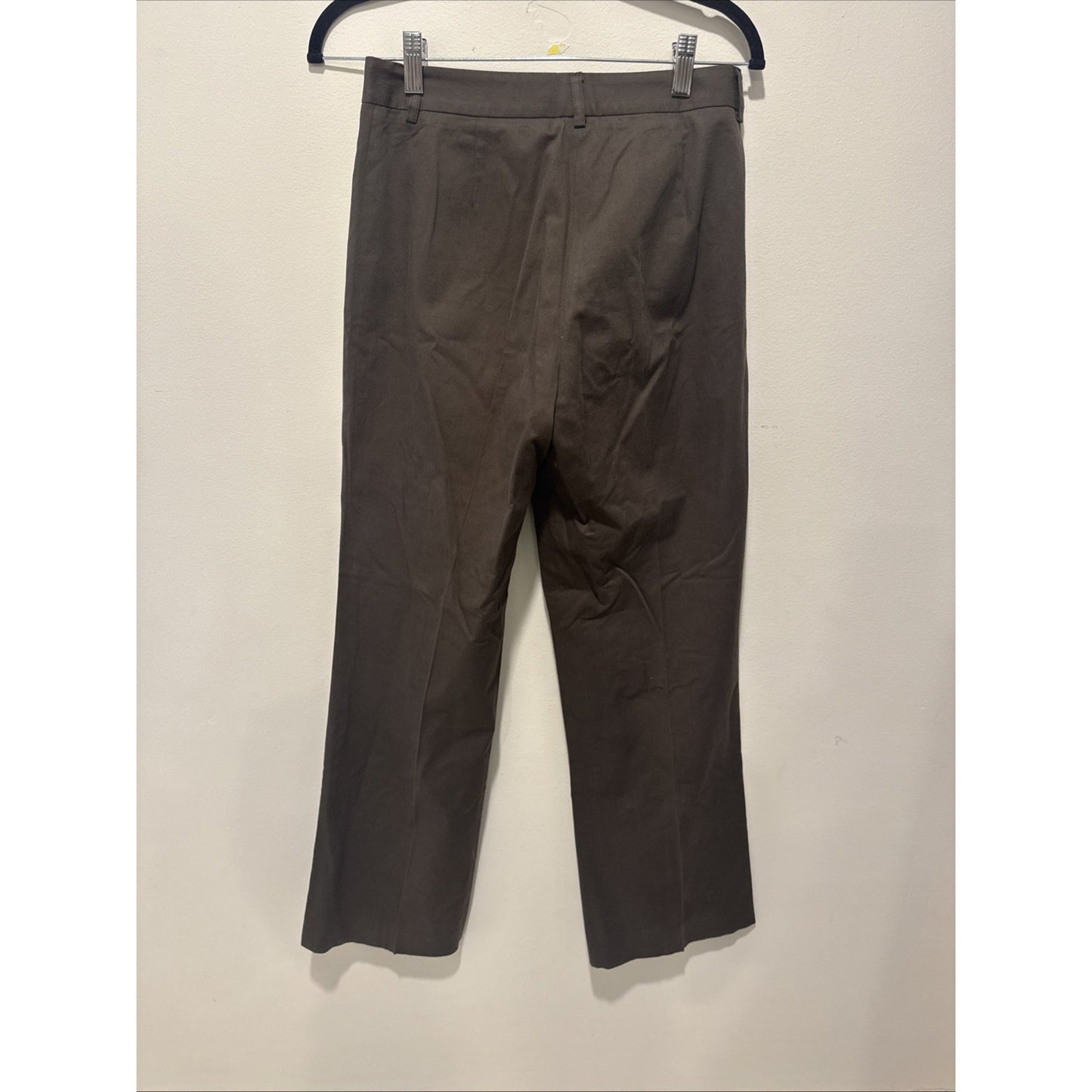 Theory Women Brown Dress Pants Zip 25in Inseam Size 8