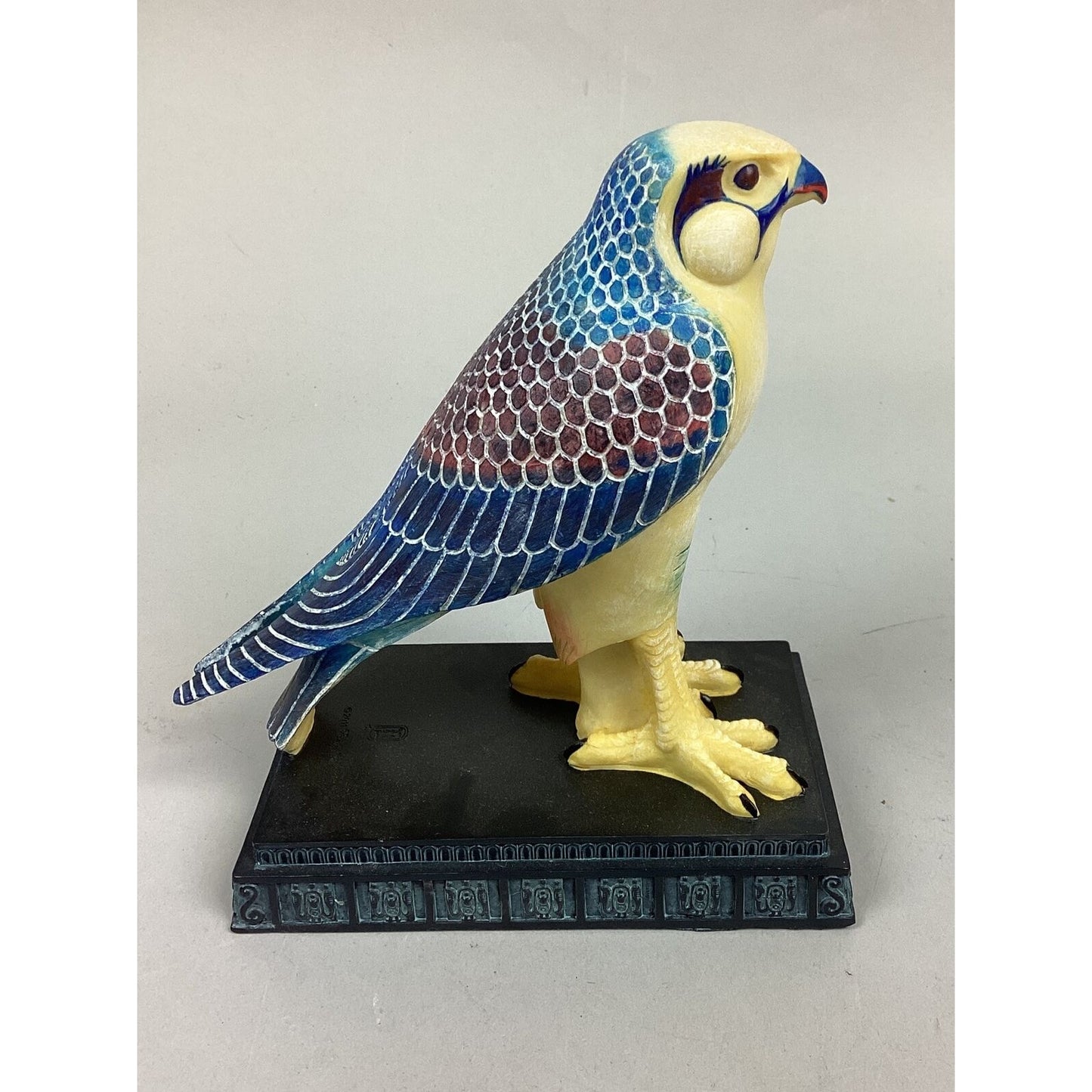 Veronese Design Falcon On Pedestal Figurine - 6.5”H
