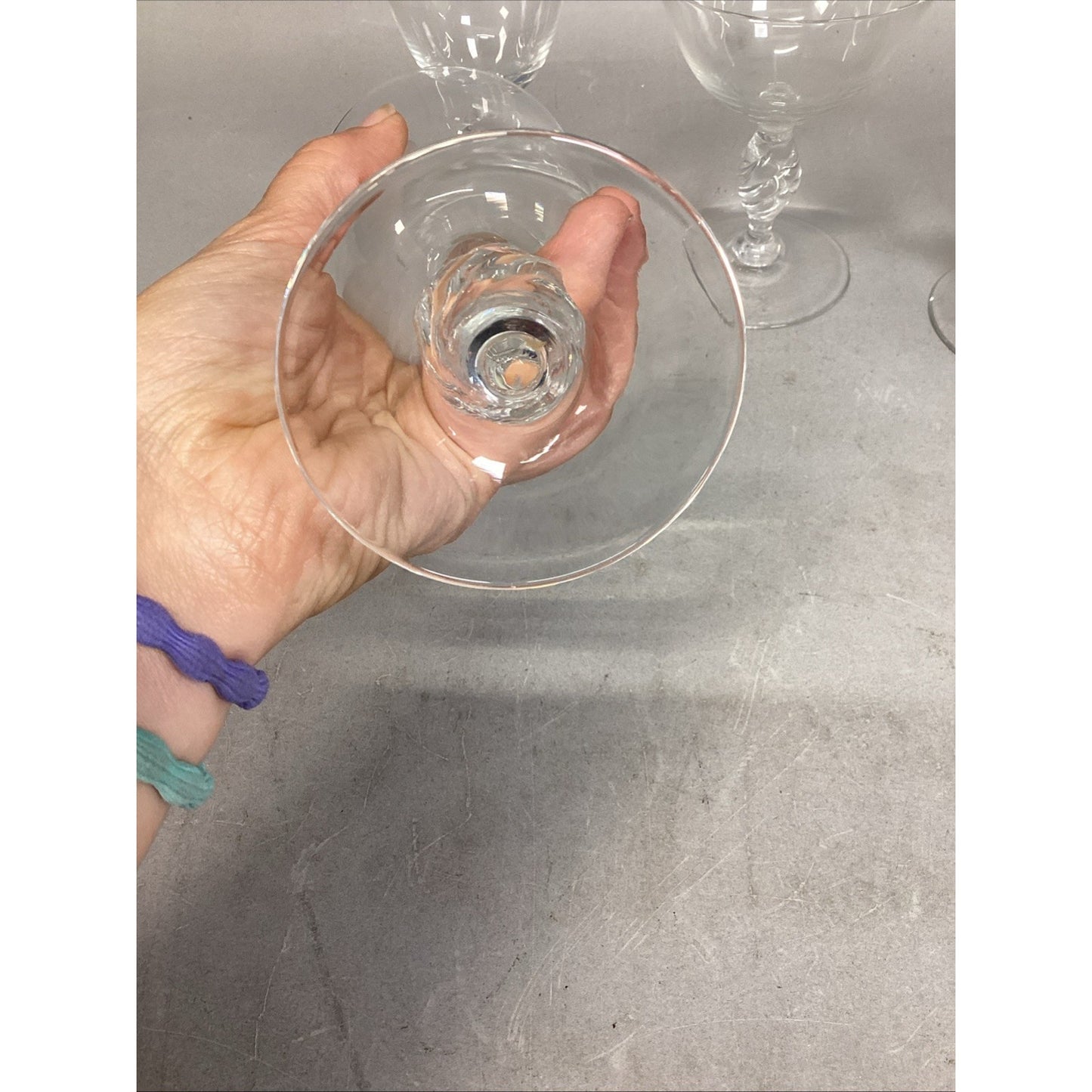 Set Of 5 - Wine Glasses And Water Goblets