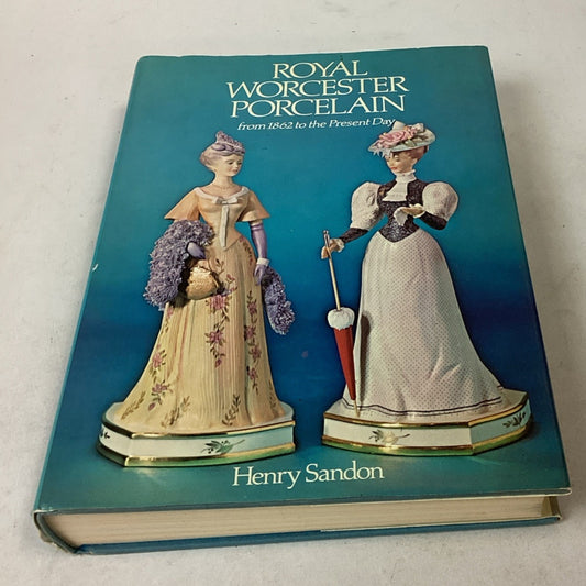 Royal Worcester Porcelain Book Henry Sandon Hard Cover - 1975