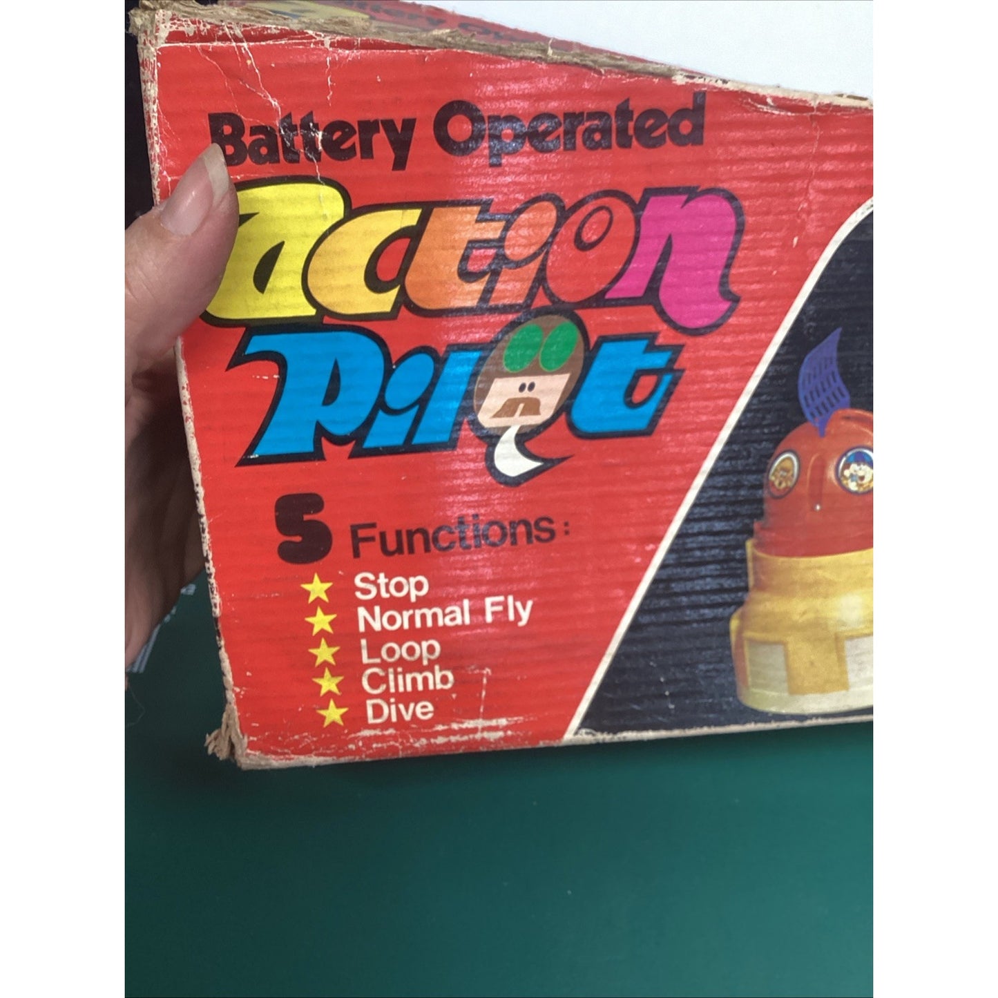 Vintage Battery Operated Action Pilot - Tested & Works
