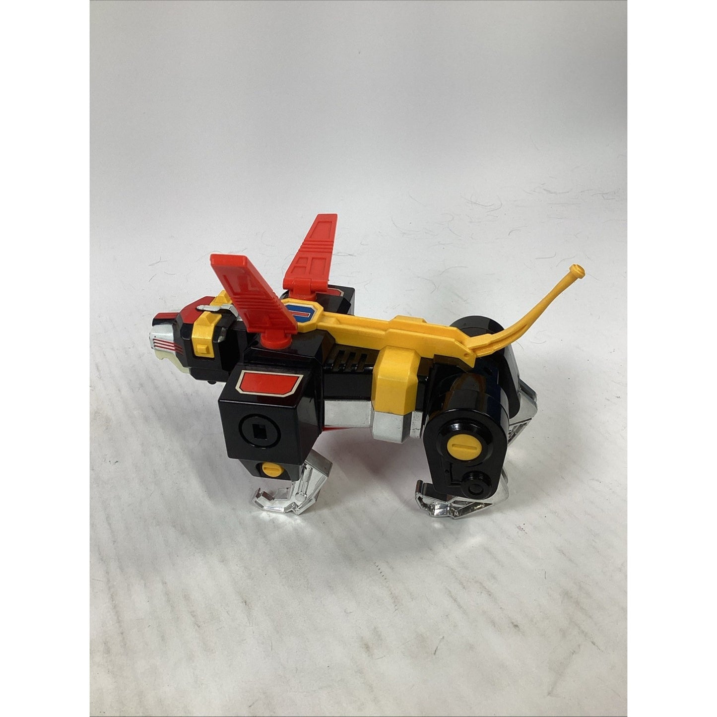 Vintage 1984 Voltron Black Lion World Events Productions w/ Tail & Wings
