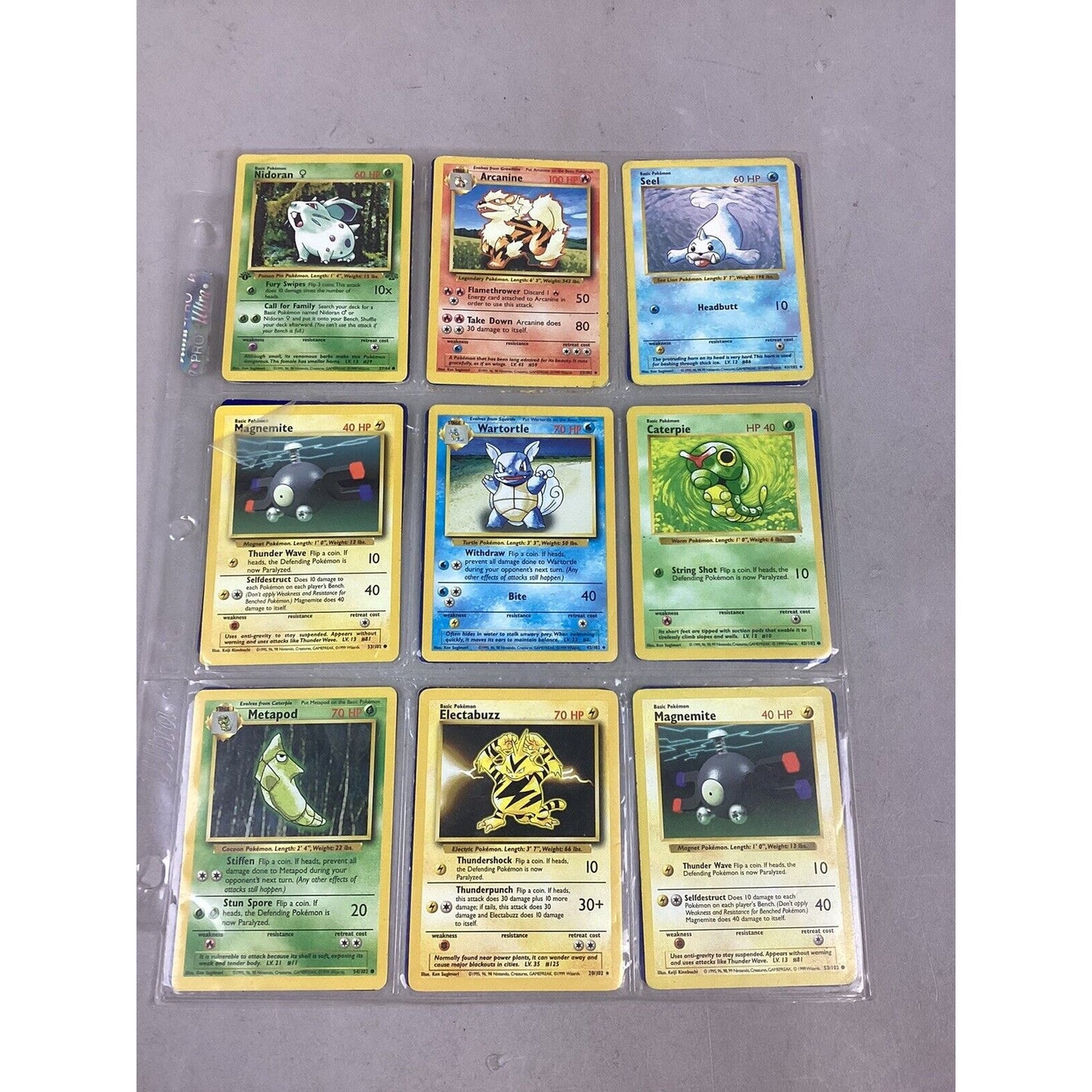 Lot Of 105 Collectible Pokémon Cards & 1 Sheet of Pokémon Stickers