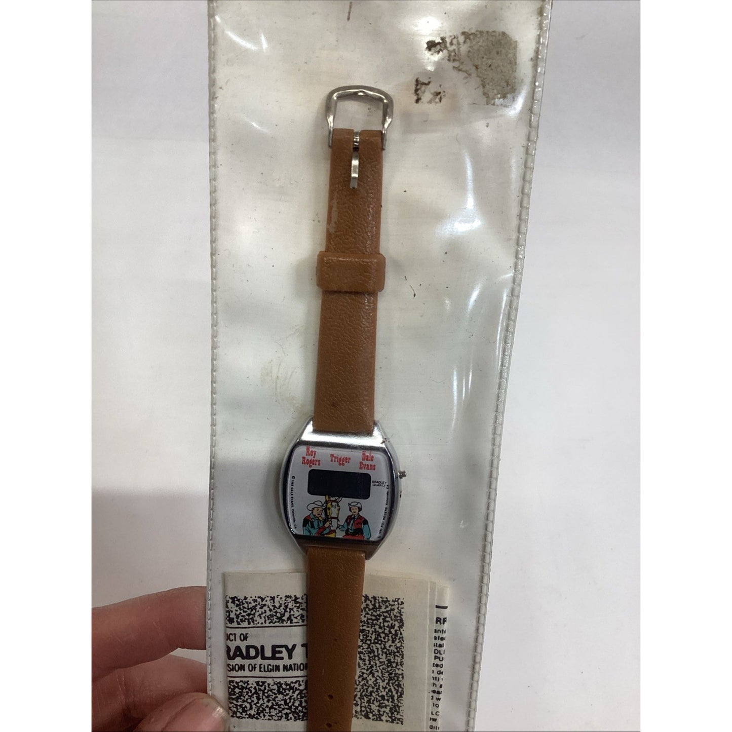Vintage 1985 Roy Rogers, Trigger, Dale Evans 5 Function Quartz LCD Watch