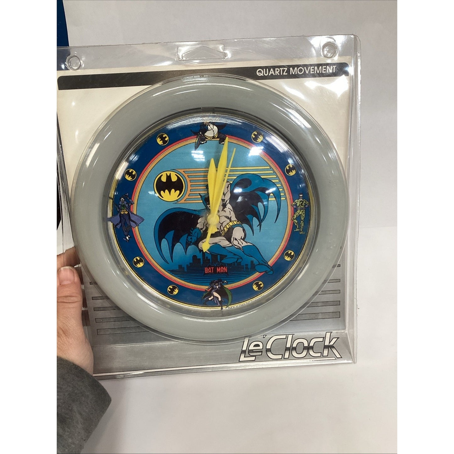 VINTAGE BATMAN ELECTRO OPTIX LE WALL CLOCK - QUARTZ MOVEMENT - New