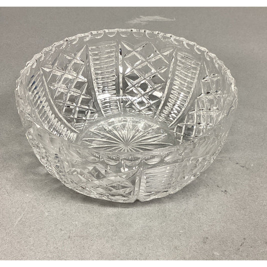 Cut Glass Lead Crystal Bowl - 2.25x5”