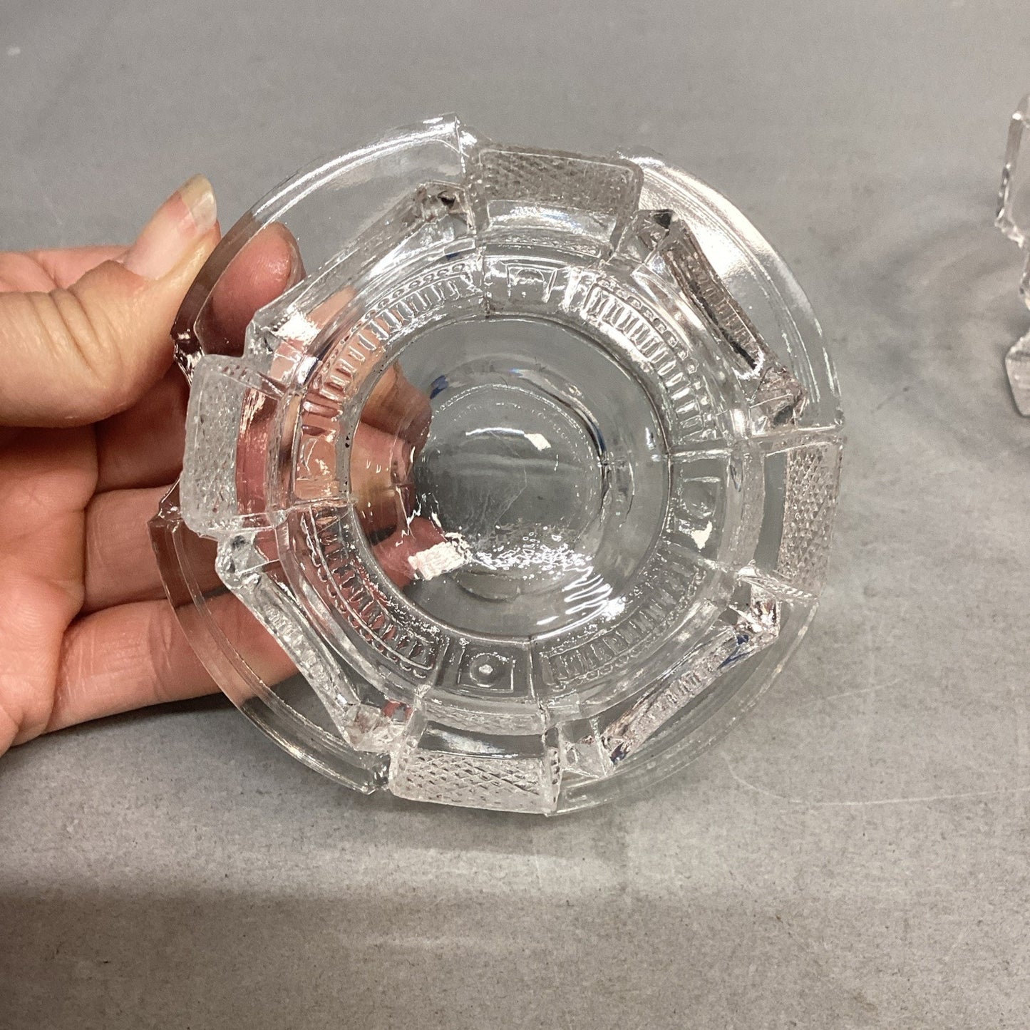 Set Of 5 Antique Duncan & Sons Celtic Cross Glass Honey/Dessert Dishes - c.1882