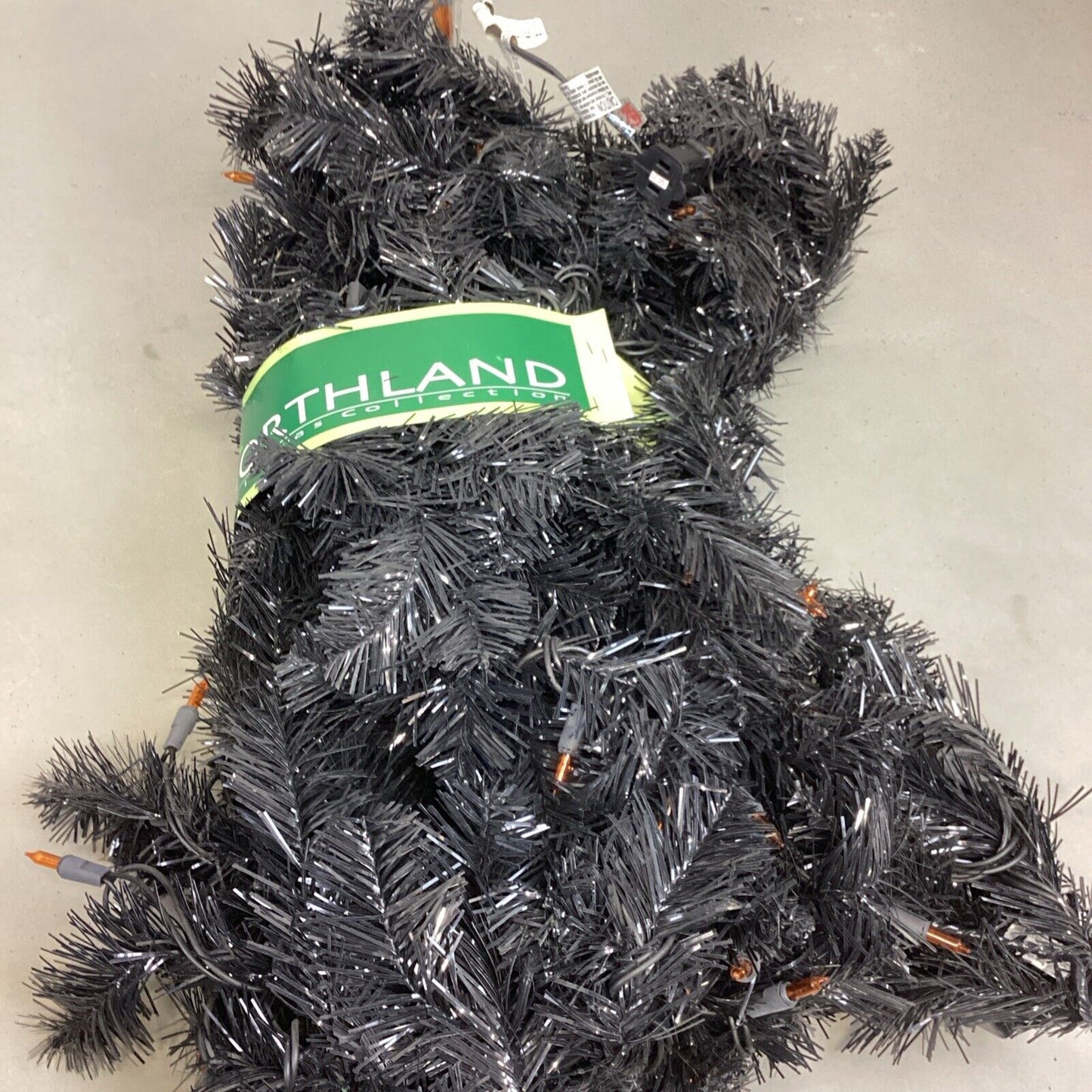 Halloween Black Light Up Tree And 2 New Northland Black Light Up Garland