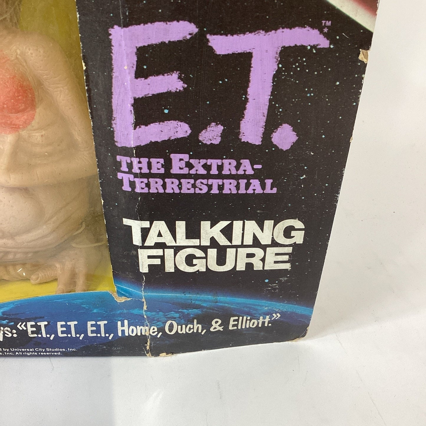 E.T. Action Figure - E.T. The Extra-terrestrial Talking Figure, 1982 #1253 NOS