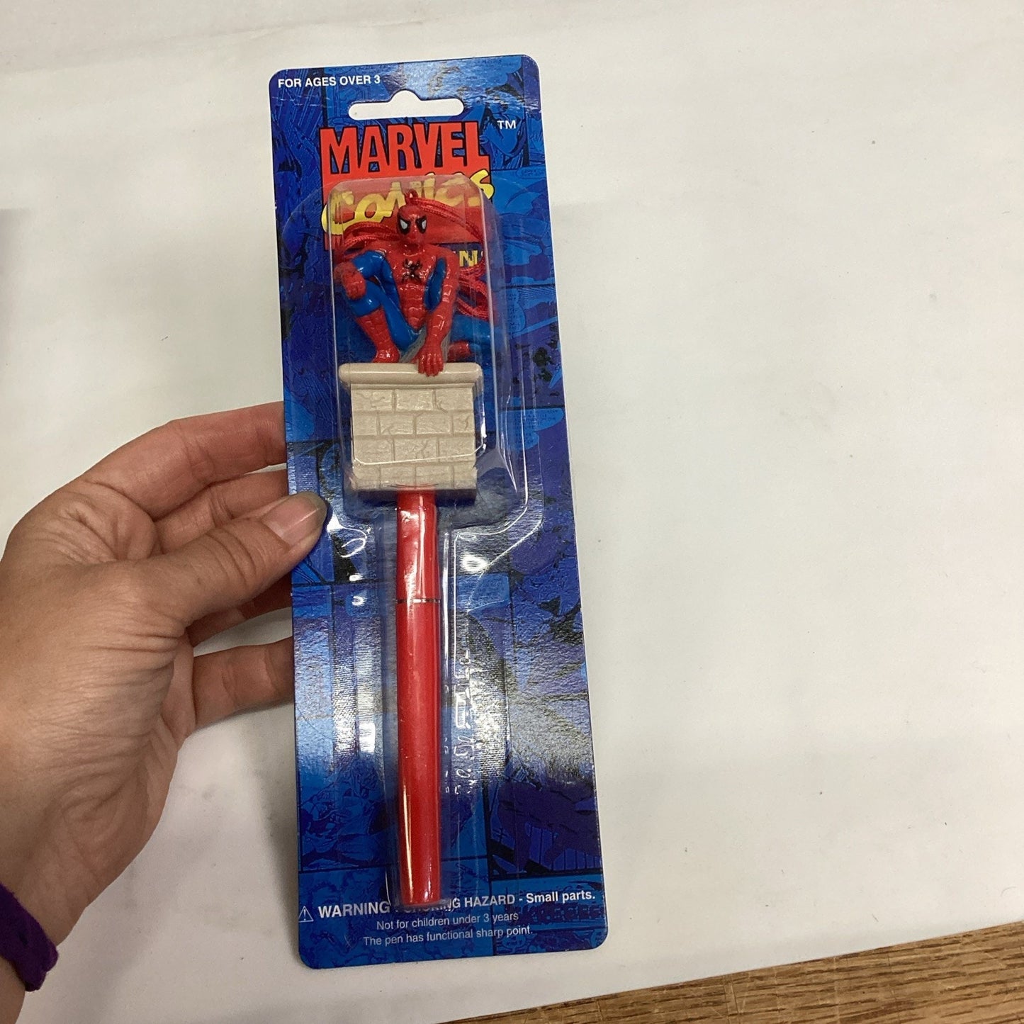 Set Of 2 - 1995 Marvel Comics Spider-Man Pens - NOS