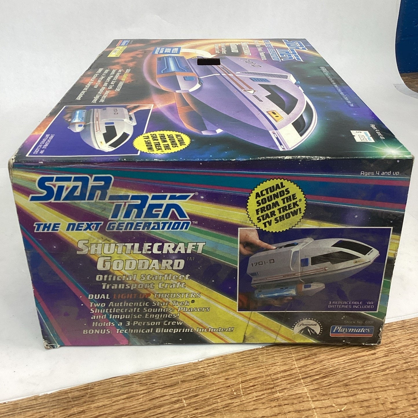 1992 Playmates Star Trek The Next Generation Shuttlecraft Goddard Starfleet NIB
