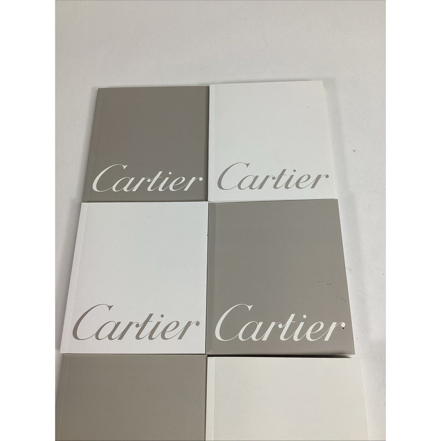 Set Of 6 Original Cartier Manuals - 3 Certificate of Authenticity & 2 Red Boxes