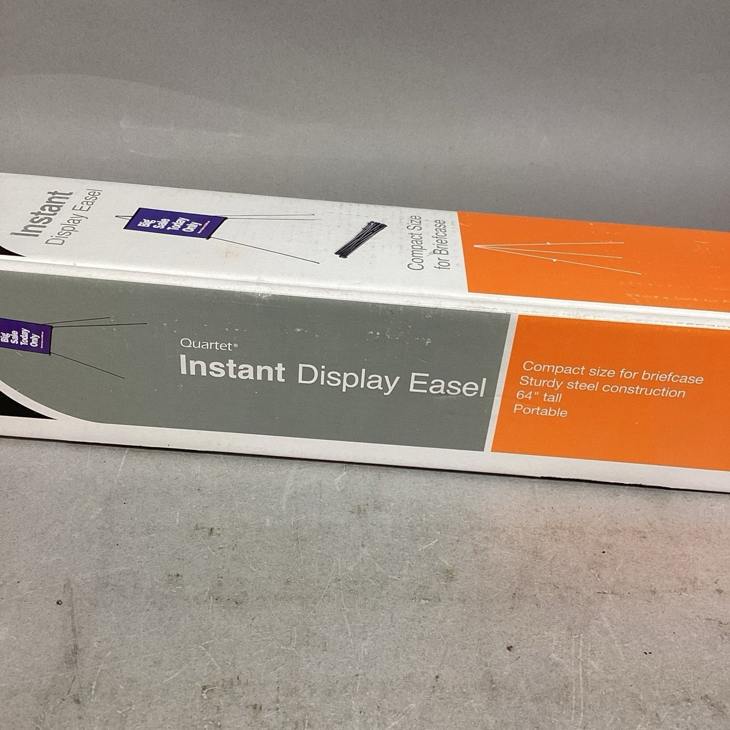 Quartet Instant Display Easel Folding & Portable 64" Tall Model 29E Holds 10 lbs