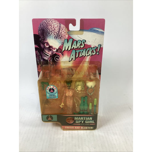 MARS ATTACKS Martian Spy Girl Figure 1996 Trendmasters NOS Sealed