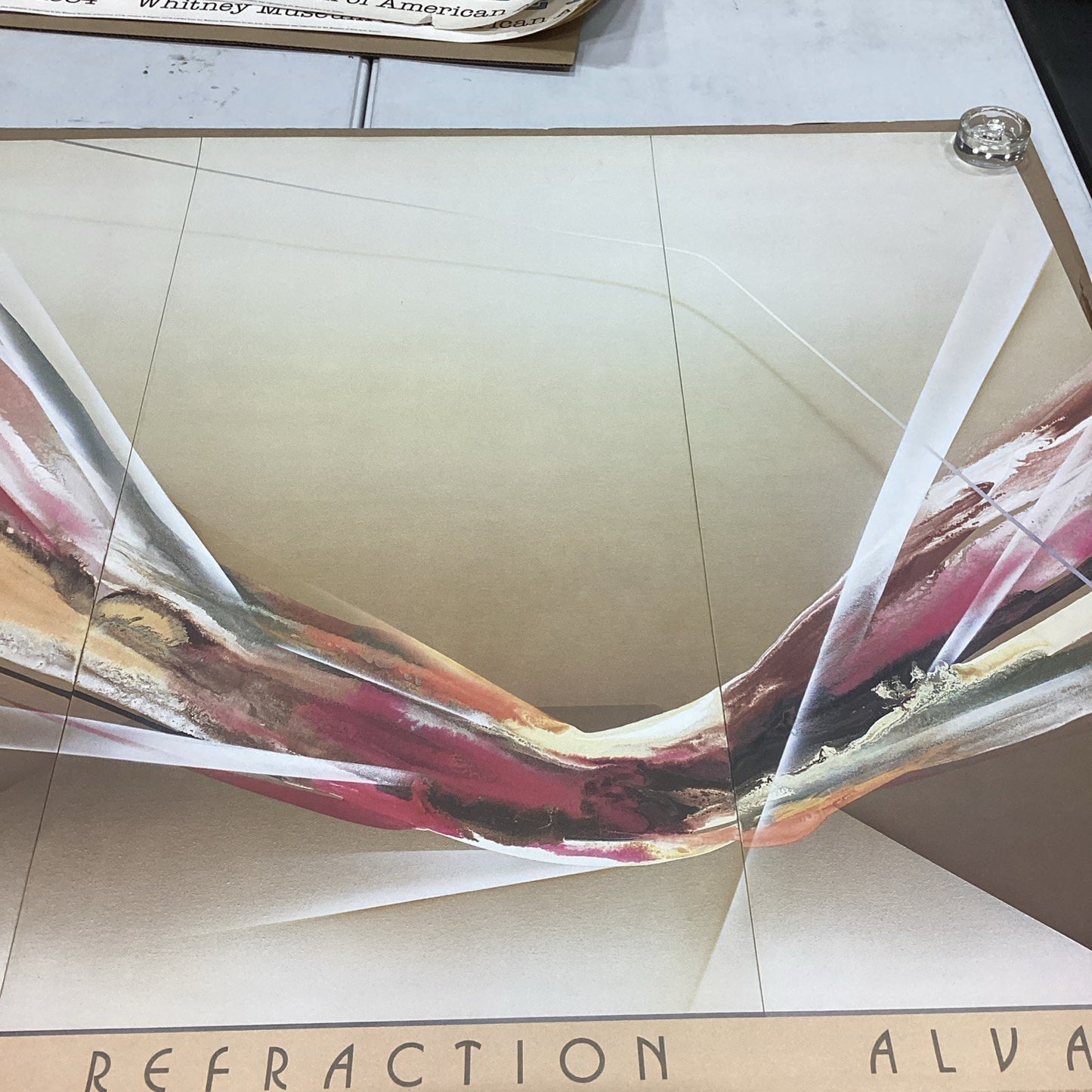 1985 Ella Alvarez Refraction Litho Print - 46x38”