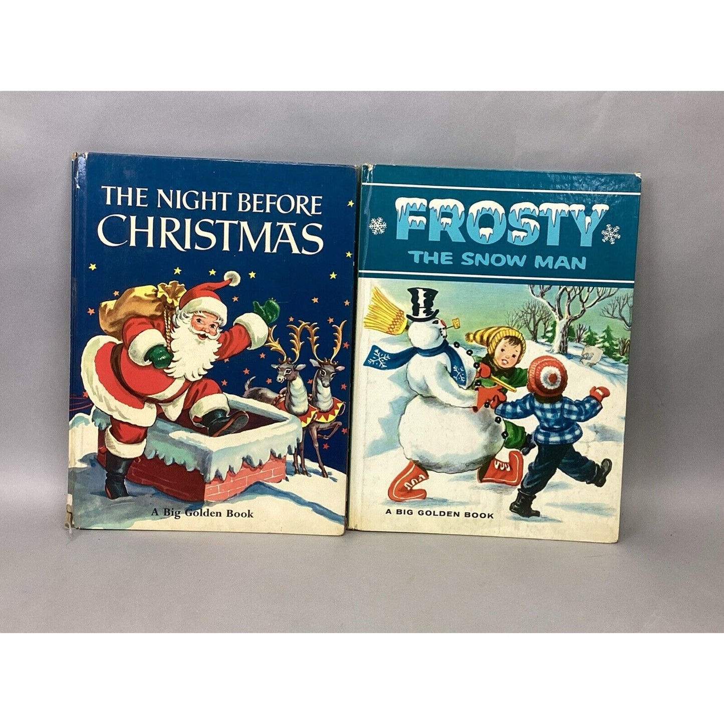 A Big Golden Book The Night Before Christmas (1950) & Frosty The Snowman (1951)