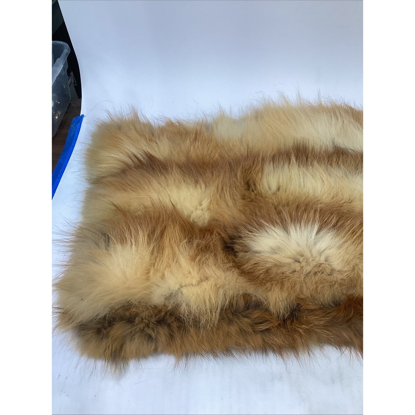 Fox Fur Women’s Shawl Neck Scarf - 80”Lx13.5”W