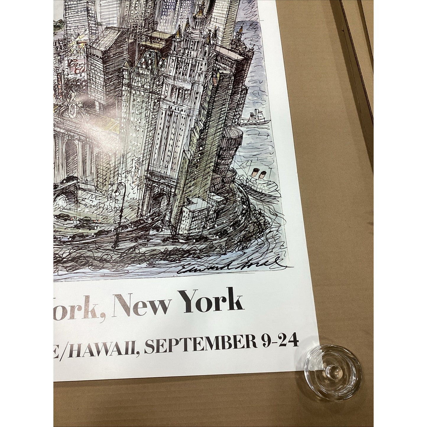 Edward Sorel NYC - New York, New York Liberty House/Hawaii - 37x24”